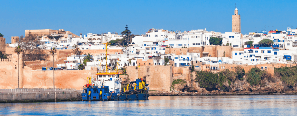 Città di Rabat da lontano