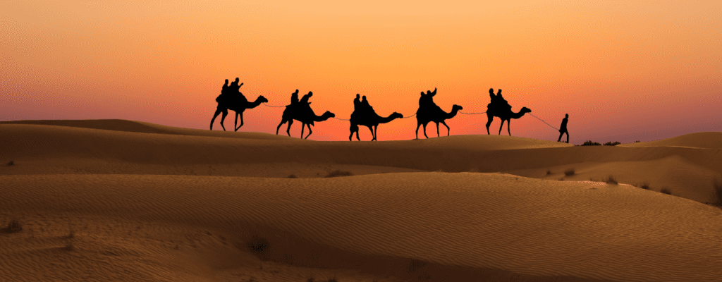 Carovane nel deserto del Merzouga