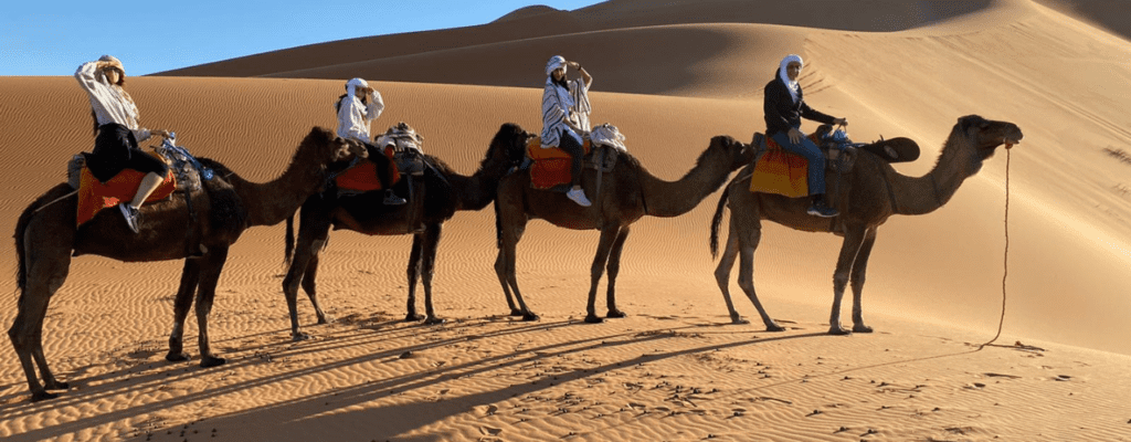 Escursione cammelli deserto di Merzouga