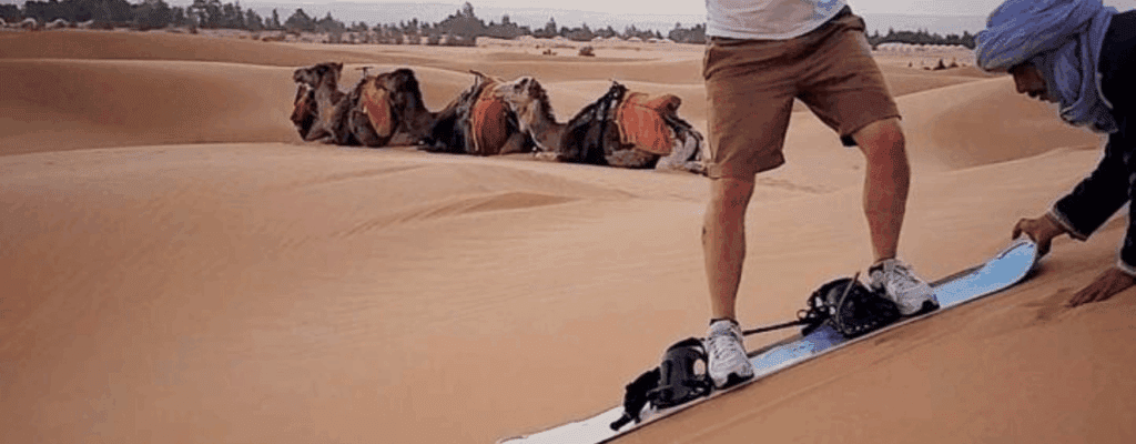 Attività di sandboarding